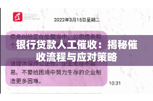 银行贷款人工催收：揭秘催收流程与应对策略