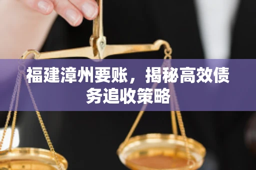 福建漳州要账，揭秘高效债务追收策略