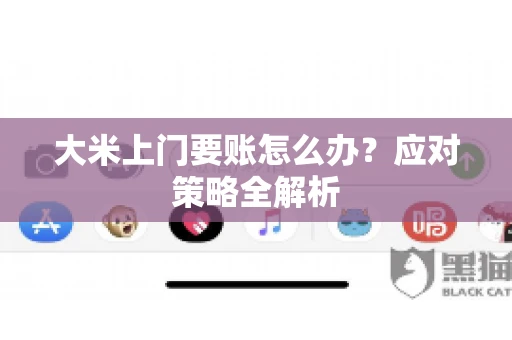 大米上门要账怎么办？应对策略全解析