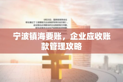 宁波镇海要账，企业应收账款管理攻略