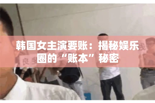 韩国女主演要账：揭秘娱乐圈的“账本”秘密