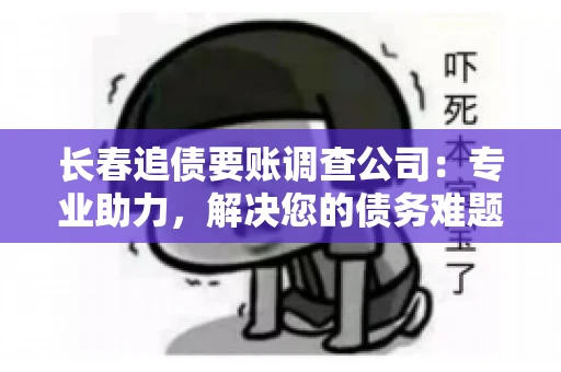长春追债要账调查公司：专业助力，解决您的债务难题
