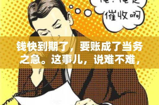 钱快到期了，要账成了当务之急。这事儿，说难不难，说简单也不简单。今天咱们就来聊聊，钱快到期了，怎么才能顺利要回账。